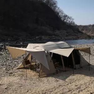 블루폴 장박 대형 텐트 리치필드 리빙쉘 텐트 사하라샌드