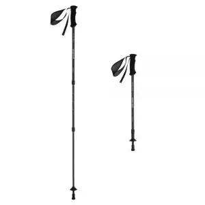 몽벨 초경량 등산 트레킹 3단 스틱 폴 알파인 카본 차콜