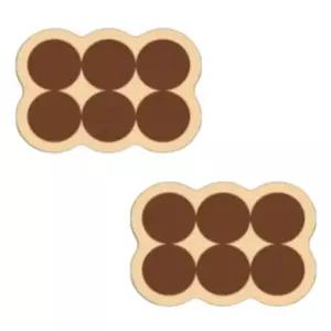 오레오 물기흡수 규조토 발매트 욕실 카라멜브라운 2P