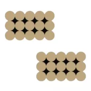 키츠네 욕실매트 규조토 발매트 신혼 솔티카라멜 2P