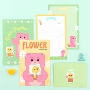 캐릭터 편지지 결혼기념일용 생일 축하 감동 메시지 용지