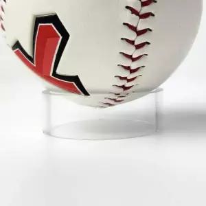 [콩심팥심]투명 야구공 진열대 아크릴 공 거치 받침대