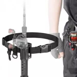 휴대용 낚시대 허리 벨트 로드 거치대 스트랩