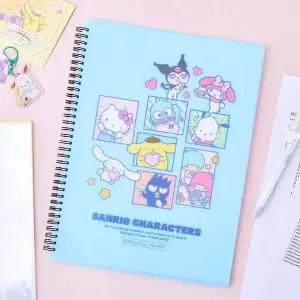 산리오 스프링 화일 40P-파랑