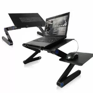 노트 북거치대   노트북 테이블 노트북 받침대 각도조절 독서대 침대 노트북거치대 눕서대