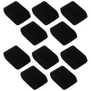 산성 10팩 벨벳 팔찌, 시계 베개 보석 전시회 블랙