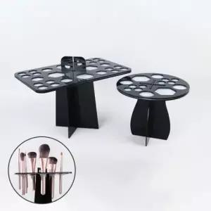 (사이즈 원형)브러쉬홀더 브러쉬꽂이 거치대 건조대 사각원형 GD-10107