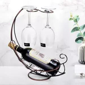 와인잔 보관대 브론즈 와인랙 정리대 걸이