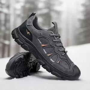 남성용 경량 통기성 아웃도어 등산화 트레킹 슈즈