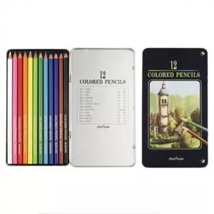 색연필 문화색연필 문화 12색 고급 틴 색연필세트