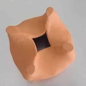 수제 사각 꽃화분 10호 카페 인테리어 선인장 허브 화분 10x10cm