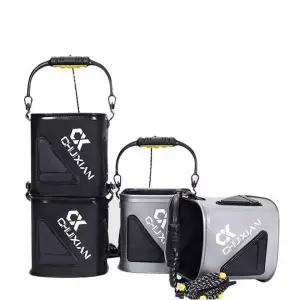 낚시용 접이식 미니 살림통 밑밥통 뻐꾸통 물통 바다 민물용