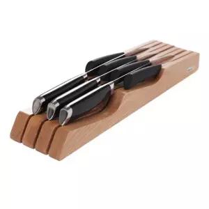 우드칼블럭 칼집 7슬롯 우드블럭 정리 칼보관함 일식당 보관 정리대 서랍 꽂이 보관함