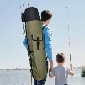 릴 고정 낚시대 휴대용 로드 벨트 케이스