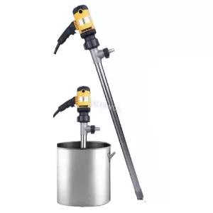 전동 자바라 펌프 급유기 드럼통 충전식 220V 드럼펌프 말통