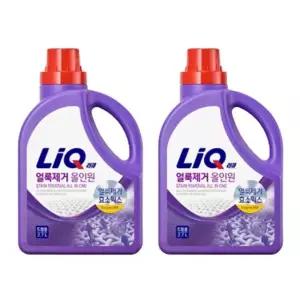 [리큐] 리큐 얼룩제거 올인원 드럼용 세탁세제 본품 2.7L * 2개