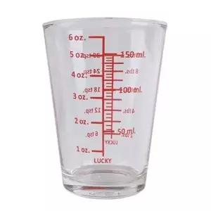 눈금이 있는 유리 계량컵 170ml 미니 계량잔 주방용