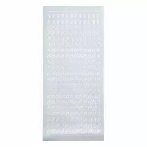 PVC 레터링 이니셜 스티커 숫자 실버 번호스티커 다이어리꾸미기