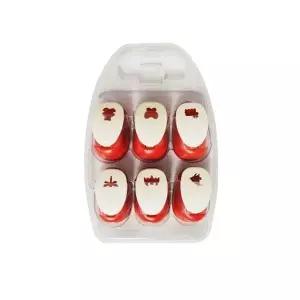 동물 모양 펀치 소형 6종 종이 공예 공구 18mm 펀칭기