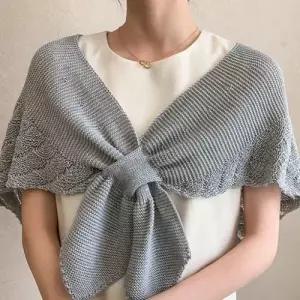 니트숄 여성망토 어깨숄 니트 봄머플러 데일리룩 WFLA35T