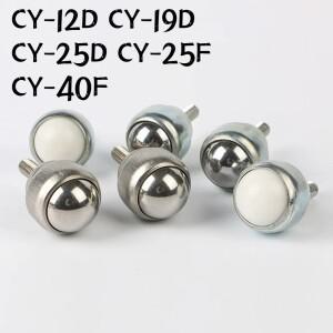 1조각 CY-12D CY-40F 볼 트랜스퍼 로드 포함 범용 캐스터 나일론/탄소강/SUS 304
