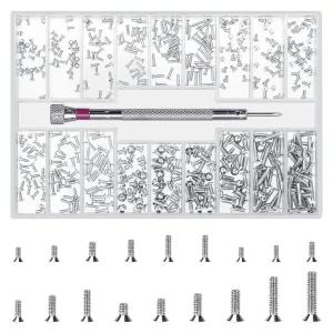 QOUSIKICC 500개 노트북 나사 M1.2 /M1.4 /M2 전자제품용 소형 미니 마이크로 작은 안경 시계 SSD용 컴퓨터