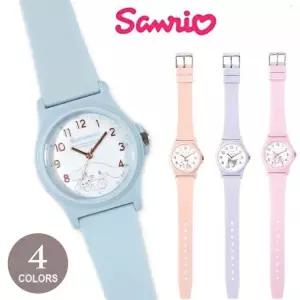 어린이시계 산리오 시나모롤 쿠로미 키티 워치 SNR002 심플 PVC 벨트 정품