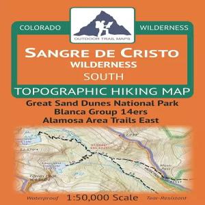 그리스도의 피 Wilderness SOUTH - 콜로라도 토포그래픽 히킹 맵 (2023)