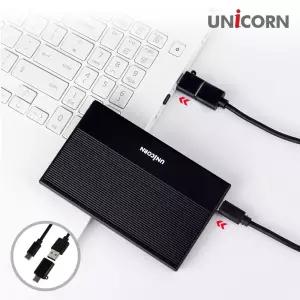 유니콘 USB3.1 5G C타입 A+C젠더2.5인치 하드케이스/컴퓨터하드케이스/노트북외장하드케이스