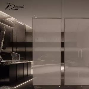 일본식 모시 커튼 카페 가림막 베란다 롤스크린