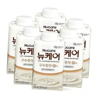 완전균형영양식 시니어간식 뉴케어 구수한맛 노인영양식 순 200ml 24팩