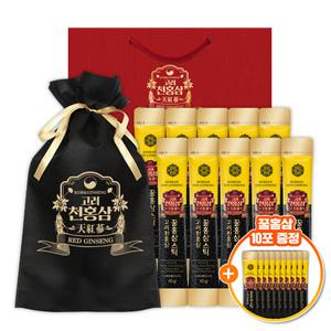 [사은품10포증정][고려천홍삼] 꿀 홍삼스틱 100포 외 발효홍삼/녹용홍삼/쇼핑백동봉/명절선물세트