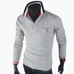 빅사이즈 2XL 신상 남성 시보리 긴팔 카라티 NHT402C