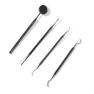 치석제거기 치경 셀프 스켈일링 스텐 탐침 dental explorer scaler blun dental mirror