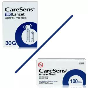 케어센스 알콜스왑/채혈침 (알콜솜/란셋/이올스왑)