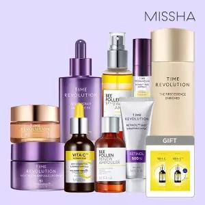 [10%+T5%]미샤 브랜드위크 기초 UP TO 1+1 앰플/크림/패드/기초세트 외