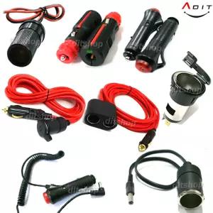 ADIT 차량용 DIY 고용량 8A 시거잭 시가잭 시가플러그 시거소켓 소켓 연장선 대용량 시가분배 클립 램프스위치 DC케이블