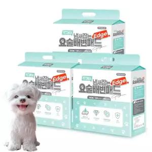 페츠모아 냄새잡는 요술 배변패드 엣지 레몬향, 100개입, 3개