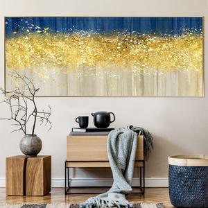 돈들어오는 황금 돈나무 그림 인테리어 거실 대형 그림액자 집들이선물 개업선물