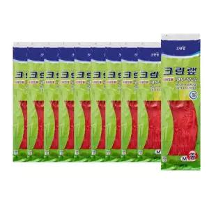 크린랩 고무장갑 다용도 고무장갑 빨강 중 10개