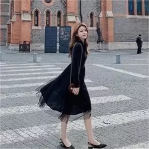 [오노마] ONM 넥리본 레이스 롱 원피스 고급스러운 데이트룩 코디 (S8117710)