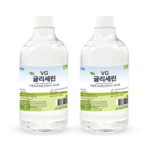 조이라이프 식물성 글리세린 VG 1kg 2개 식물성 화장품 비누 슬라임