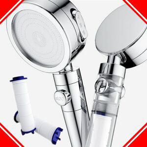 샤워기헤드 교체 필터 욕실 고압 절수 비타민 샤워헤드 2개 필터 6개