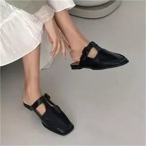 [오노마]ONM 여성 블로퍼 버클장식 슬리퍼 사무실 외출화 캐주얼 (S8180197)