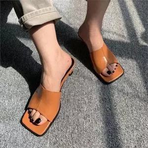 [오노마] ONM 슬리퍼구두 데일리 블로퍼힐 뮬 스퀘어코 여름신발 (S8532916)