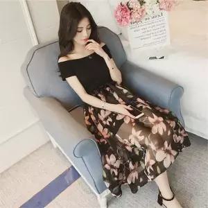 [오노마] ONM 쇄골라인 오프숄더 원피스 (S8649941)