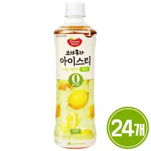 동원 보성홍차 아이스티 제로 레몬 500ml x 24개 / 음료수