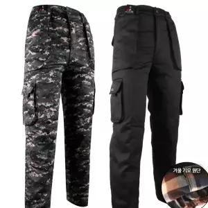 WFD기모솜카고 겨울 작업 현장 등산 얼룩이 카고 건빵 아웃도어 빅사이즈