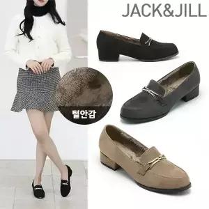 잭앤질 털안감 골드장식 로퍼(JD2767)