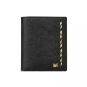 [롯데백화점]닥스 액세서리 LL[선물포장/쇼핑백동봉] 브라운 체크포인트 가죽 중지갑 DBWA3E913